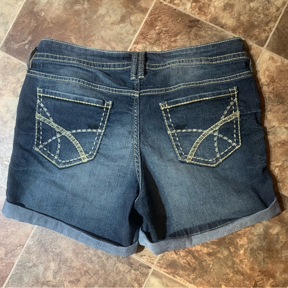 ⚡️host pick⚡️Cuffed fancy pocket denim shorts stretchy